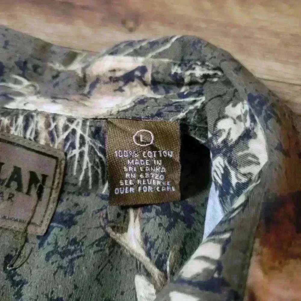 Magellan Men's Sportsman Camo Long Sleeve Buttondown Shirt Size Large - Picture 5 of 8